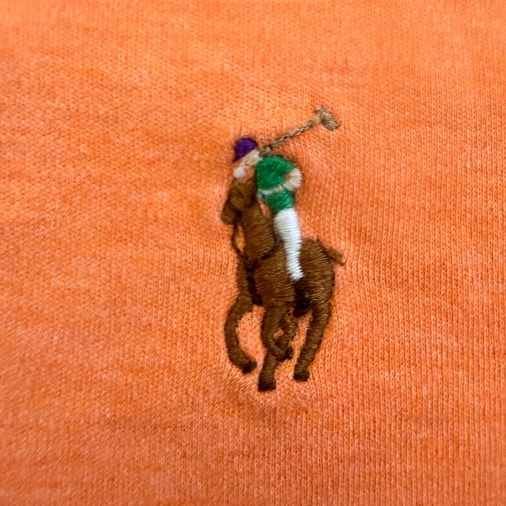 Polo Ralph Lauren Classic-Fit Pima Soft Touch Cotton Women's Peach Sz. M - Picture 5 of 12